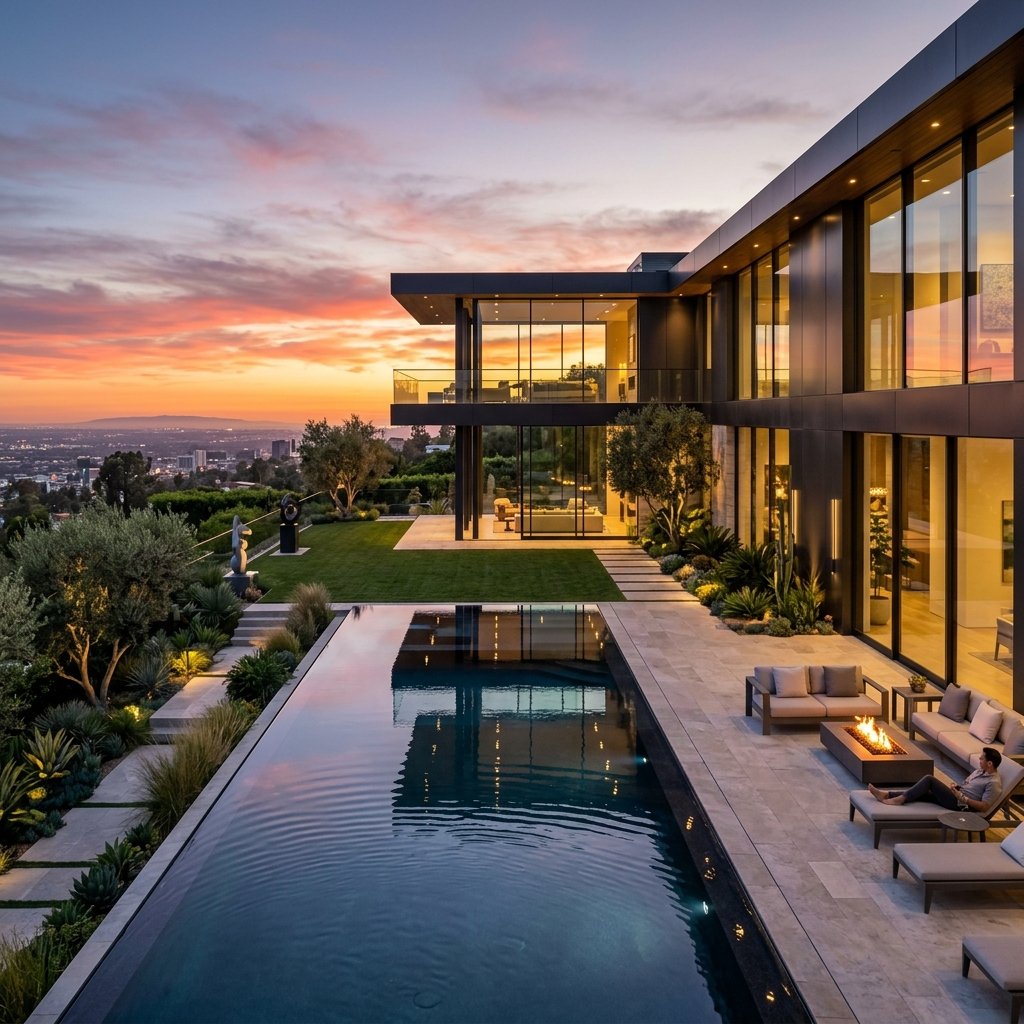 Modern Villa in Beverly Hills